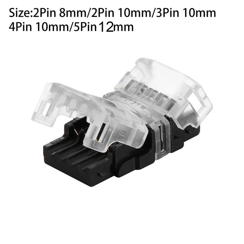 Wire to LED Strip Connector PCB Adapter Quick Connection 2Pin 3Pin 4Pin 5Pin
