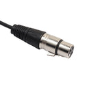 XLR 3 Pin Male to 2 XLR Female Connector Microphone Extension Cable Cord S Newly