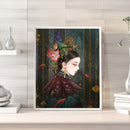 Full Embroidery 3 Strands 11CT Ancient Beauties Kit Stamped DIY Art Cross Stitch