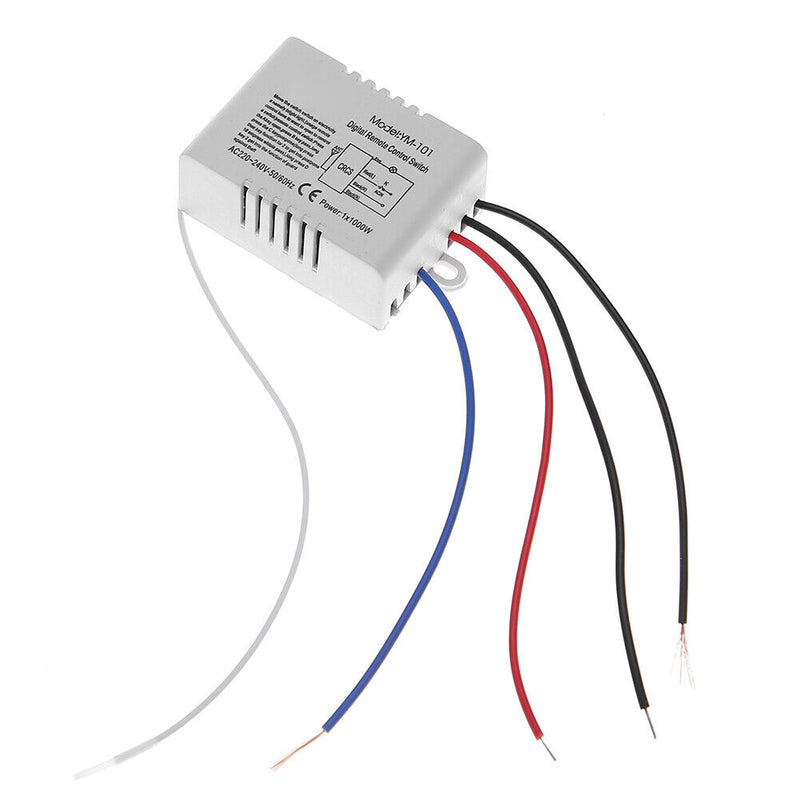 1/2/3/4 Channel ON/OFF 220V Wireless Remote Control Switch Receiver Transmitter