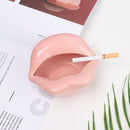 Fashion Home Office Creative Cigar Ashtray Lips Shape Ceramic Ashtrays