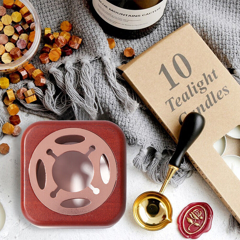 Seal Wax Furnace Stove Seal Stamp Wax Tool Accessory Melting Kit Retro Fire