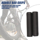 2pcs Bicycle Soft Foam Silicone Sponge Anti-slip Handle Bar Grips (Black) Newly
