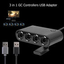 3 in 1 GC Controller Adapter Fit for Nintendo Switch Wiiu/PC Gamepad Converter