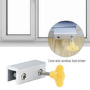 Aluminum Door Window Lock Restrictor Safety Sliding Cabinet Locks Door Stopper