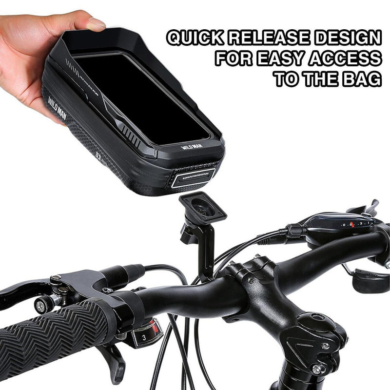 11.4" Waterproof MTB Bike Cycing Phone Holder Pouch Screen Frame Holder`