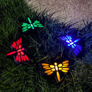 2m Solar String Lights Outdoor 4LED Waterproof Dragonfly Lighting for Garden