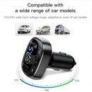 Car LCD Display FM Transmitter Dual USB Mobile Phone Charger Players F7J4 E6B4