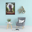 Full Cross Stitch Art Paint 14CT Counted Cabin Embroidery Wall Hanging Ornament