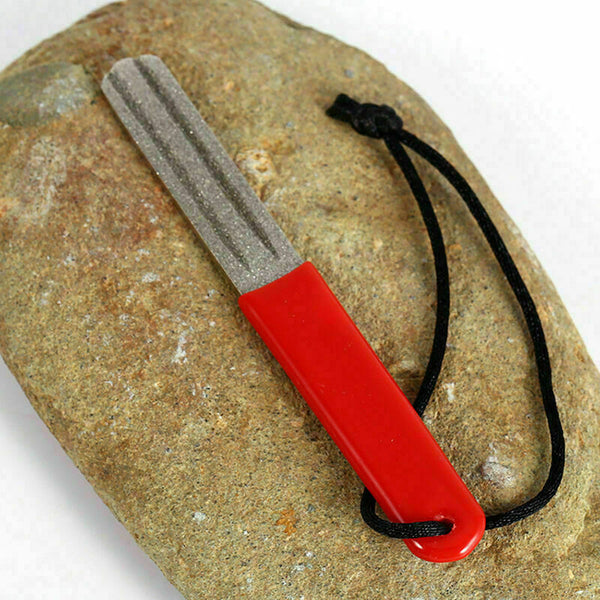 Diamond Fishook Fishing Hook Hone Sharpening Fishing X9I2 File Sharpening C0C2