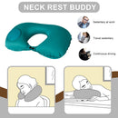 #A U-Shape Travel Pillow Press Type Portable Airplane Car Pillow Bedding Neck