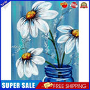 Painting By Numbers DIY Floral Canvas Hand Painted Oil Drawing Wall Picture