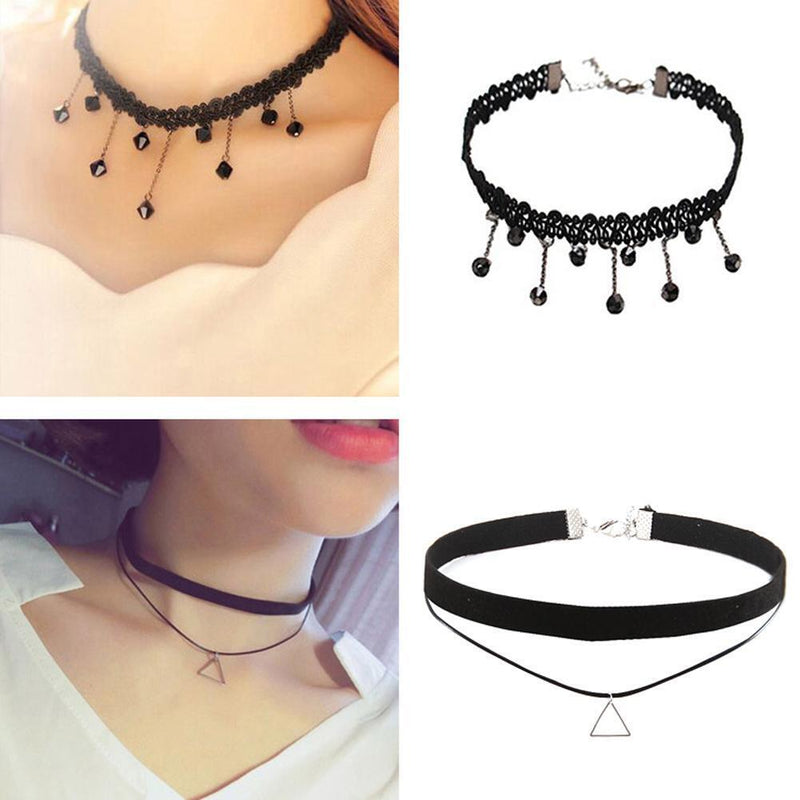 Dakishin Fashion Girls Keybone Short Necklace Tip Necklace Rope (Agile / 5