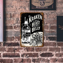 Home Weatherproof Retro Drinks Sign Iron Painting Wall Drawing Templates