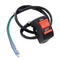7/8in Motorcycle Handlebar ON/OFF Button Accident Hazard Light Switch Relay