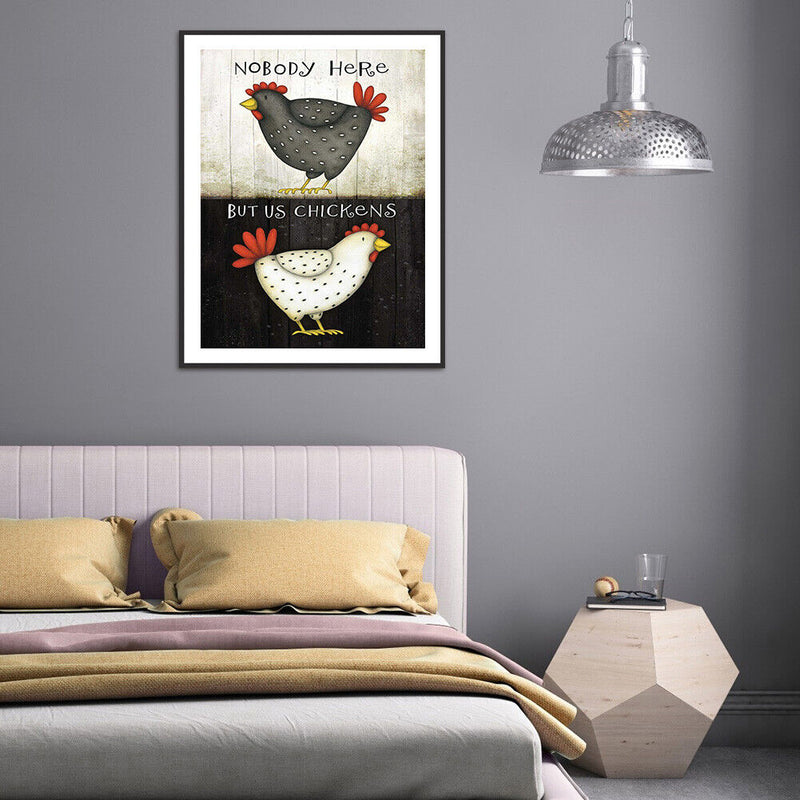 5D Diamond Painting Kit Chicken Full Round Drill DIY Crafts Mosaic Home Picture