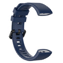 Silicone Watchband Strap w/Buckle for Huawei Band 4 Pro TER-B29S (Sky Blue)