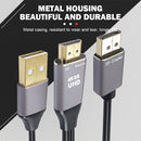 USB 4K 60Hz HDMI-Compatible to DP Converter HD Displayport Video Adapter