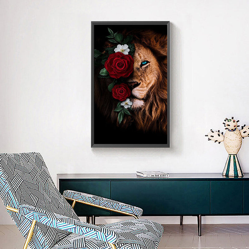 5D DIY Diamond Painting Kits Full Round Drill Flower Animal Mosaic Picture Wa