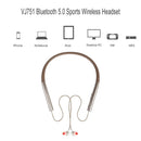 VJ751 Wireless HiFi Bluetooth 5.0 Mic Earphones Sport Super Bass Mic Headphones