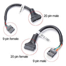 to 9 pin Female USB 3.0 to USB 2.0 Converter For Computer Motherboard Header