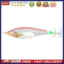 Luminous Artificial Jigs Fishing Lures Cuttlefish Catcher Tackle (Orange White)