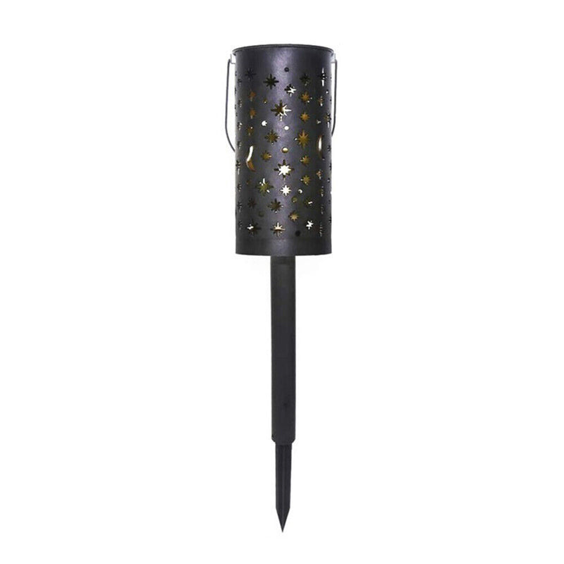 Creative Garden Solar Hollow Lantern Lawn Lamp LED Moon Star Ground Light