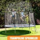 Trampoline Sprinkler, Fun Trampoline Water Sprinkler for Lawn (Orange 10M)