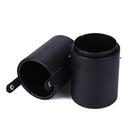 Simple Leather Makeup Brush Holder Cup Travel Cosmetic Pens Storage Organiz