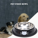 Elevated Dog Food Water Anti-leak Bowl Raised Feeder Stand Pet Feeding Supp