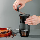 Coffee Bean Mill Adjustable Knob Setting Manual Coffee Grinder Ceramic ABS