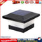 6LED Solar Fence Light Waterproof Square Stigma Lamp for Garden Decoration Newly