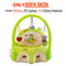 Baby Sofa Seat Skin Cartoon Plush Safety Seat Chair Without Cotton (Green) Newly