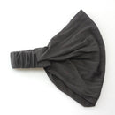 Women Headband Wide Yoga Hairband Elastic Running Turban Head Wrap (Grey)