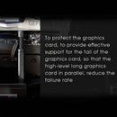 Desktop Graphics Card GPU Brace Adjustable Aluminum Alloy Video Card Jack H