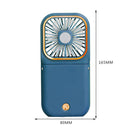 #A Mini Fan Portable Folding with Power Bank Desk Handheld Fan Air Cooler for Ho