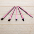5pcs Eye Shadow Makeup Brush Set Eyes Make Up Eyebrow Cosmetic Brush?Pink? Newly