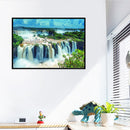 Aediea 5D DIY Diamond Embroidery Paintings Large Waterfall Rhinestone