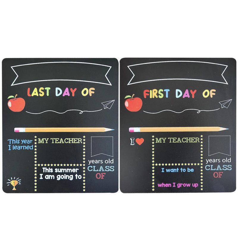 First & Last Day of School Chalkboard Sign - 10" x 12" inches~