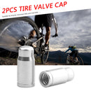 1 Pair Aluminum Alloy Bicycle Presta Tire Valve Cap Protector for MTB Road Bi