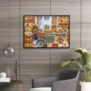 Mosaic DIY 5D Full Round Drill Picture Cake Room Diamond Painting Set Ornam