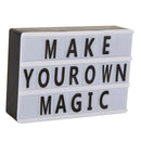 DIY Letter A6 Combination Cinema LED Light Box Battery Powered Lamp (Black)