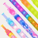 15pcs Bubble Bracelet Anti Stress Wristband Autism Decompression for Kids A