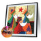 5D DIY Full Round Drill Diamond Painting Cartoon King Rhinestone Artwork Newly