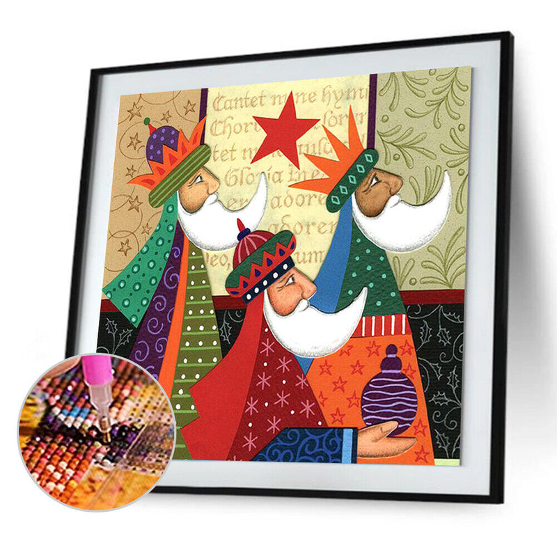 5D DIY Full Round Drill Diamond Painting Cartoon King Rhinestone Artwork Newly