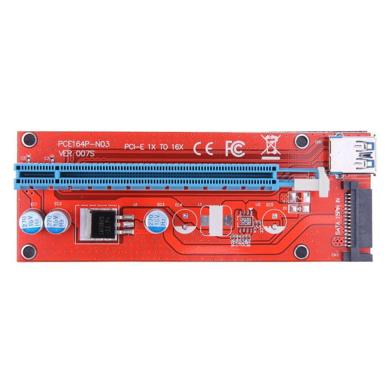 60cm 007S PCI-E Riser 1X16X USB3. 0 Adapter Card Cable for BTC Miner