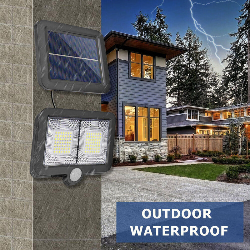 98LED Solar Motion Sensor Garden Wall Light Waterproof Street Lamp (1 Mode)