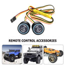 RGB LED Headlight Kit for 1/10 RC Rock Crawler Cars Axial SCX10 RC4WD TRX-4