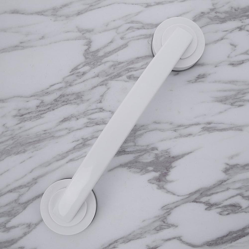 Bathroom Handrail Suction Cup Glass Door Handle Sucker Hand Grip(White)