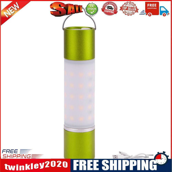 Mini LED Flashlight Ultra Bright 6 Lighting Mode Zoomable USB Pendant Torch